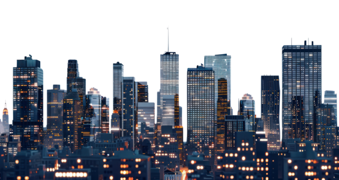 PNG City architecture skyscrapers cityscape.