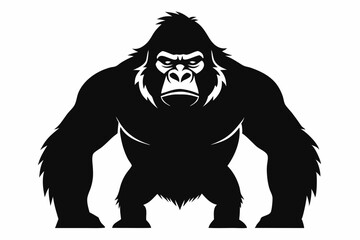 Gorilla Silhouette 
