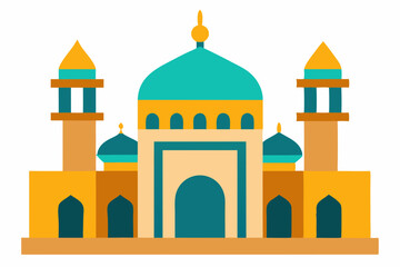 vector illustration of mosque