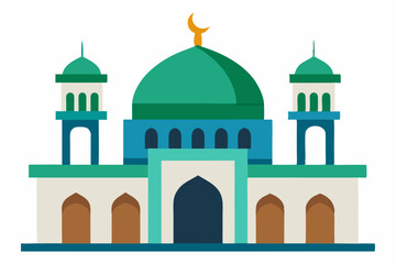 vector illustration of mosque