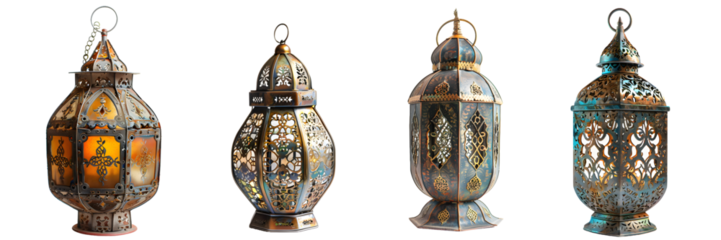 A vibrant hand-painted Diwali clay candle holder with intricate floral patterns isolated on a white background, png