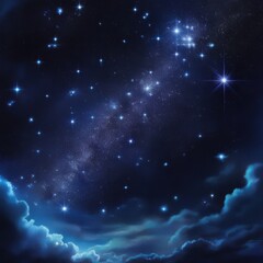A breathtaking night sky with an abundance