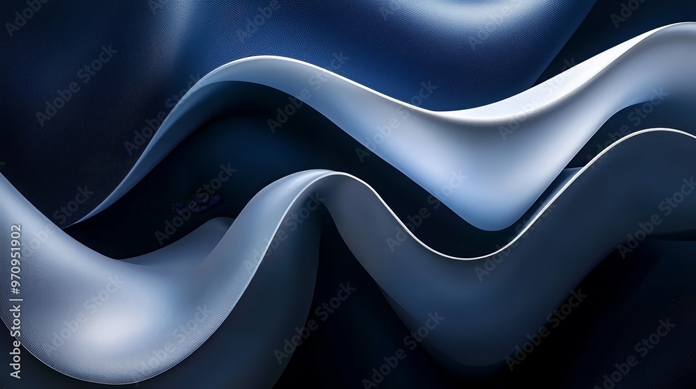 Canvas Prints blue abstract background with white lines