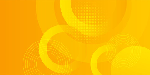 Yellow line with white architecture futuristic background minimal concept vector illustration subtle design.