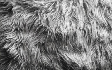 Naklejka premium Natural animal fur texture. Closeup wool. Wallpaper warm background. 