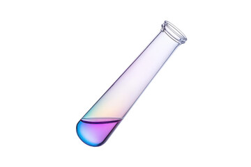 Fototapeta premium Colorful laboratory flask filled with purple liquid, ideal for scientific and educational themes.