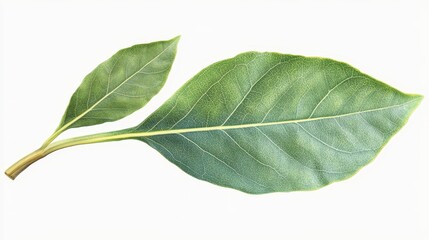Obraz premium Bay leaf clipart, element, 3D illustration, realistic, isolated on white background
