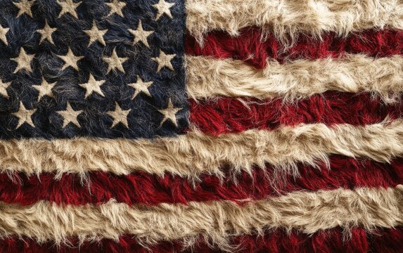 flaf of america furr texture 