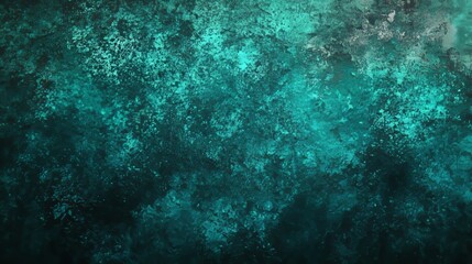 Black dark green mint sea teal jade emerald agua cyan turquoise blue abstract background. Color gradient ombre. Rough grunge grain noise. Light glow glitter shimmer. Metal foil effect. Design.Template