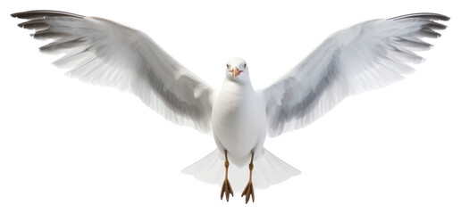Fototapeta premium PNG Gull bird seagull animal flying.