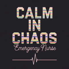 Obraz premium Emergency Nurse Squad Colorful Design for Healthcare and Medical Professionals