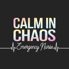 Obraz premium Emergency Nurse Squad Colorful Design for Healthcare and Medical Professionals