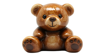 a brown bear figurine
