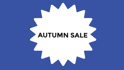Autumn sale button web banner templates. Vector Illustration 
