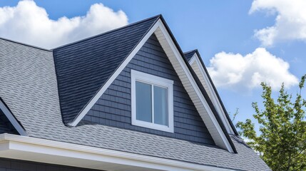 Obraz premium Roof with a Dormer Window