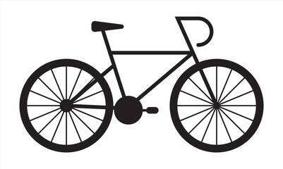 simple bicycle icon vector illustration