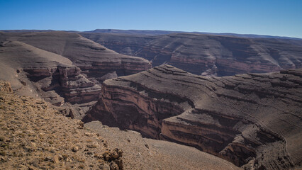 Naklejka premium The landscape of Dades Gorges in Morocco