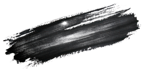 PNG  Abstract black brush stroke art