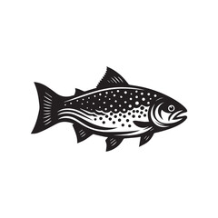 Fototapeta premium Creative Set Of A Fish Vector Design.