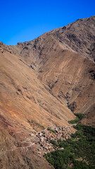 The landscape of Imlil Valley in Morocco