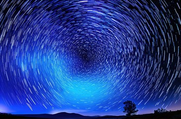 background with stars, planets and meteorite rocks