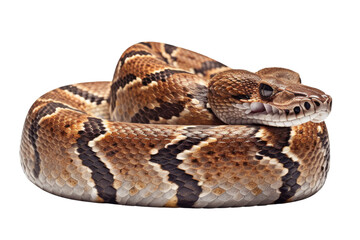 Obraz premium Realistic Viper image with a transparent background. Ai generated.