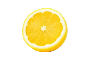 lemon isolated on white or transparent png
