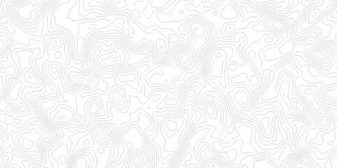Abstract pattern with lines. Abstract sea map geographic contour map and topographic contours map background. Abstract white pattern topography vector background. Topographic line map background.