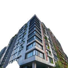 Fototapeta premium PNG building on white or transparent background