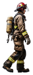 Fototapeta premium Firefighter helmet adult white background.