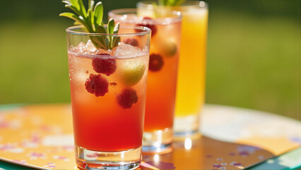 Fototapeta premium fruit cocktail