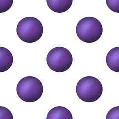Violet Seamless Polka Dots Patterns