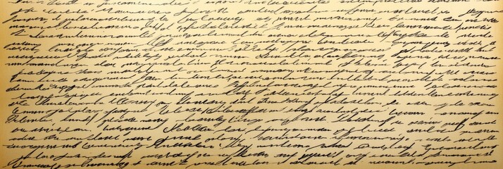 An intricate and beautifully handwritten text showcasing a classic cursive style on aged paper