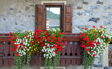 Fototapeta premium Balconi fioriti 2