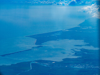 Flug durch die Wolken