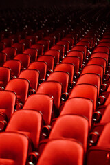 Obraz premium Concert venue row seats