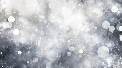 Obraz premium Abstract Gray Bokeh Background