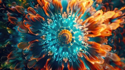 Mesmerizing kaleidoscopic patterns that unfold in a symphony of color and form