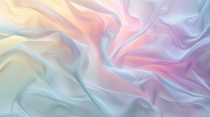 Fototapeta premium Soft pastel gradients merging seamlessly in a dreamy backdrop