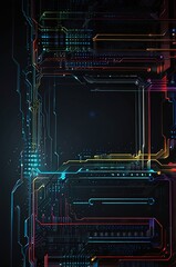 Fototapeta premium techno background