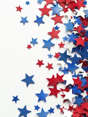 Fototapeta premium patriotic confetti