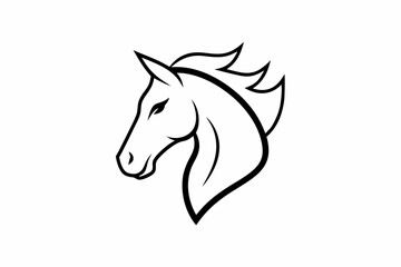horse head vector