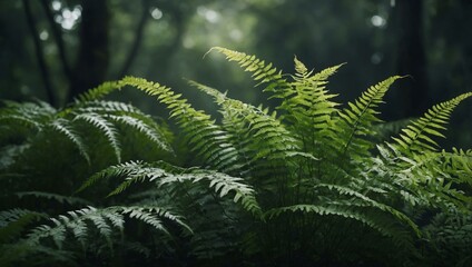 Abstract fern background, created with generative AI.