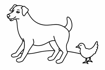 illustration of a dog