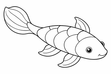 fish isolated on white