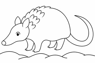 illustration of a cartoon squirrel