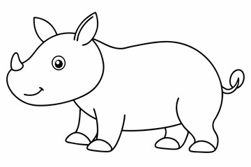 cartoon rhino cartoon