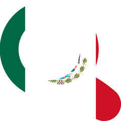 Obraz premium Search Icon Of MEXICO Flag