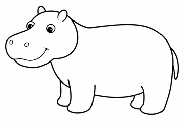 the rhinoceros vector illustration