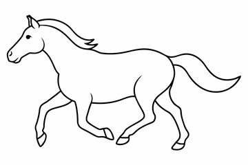 horse with background